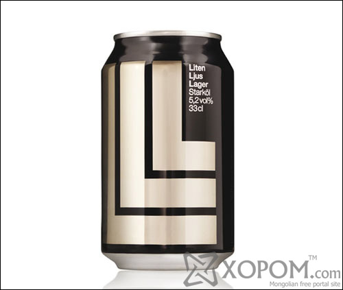 Liten Ljus Lager Aluminum Based Package Design